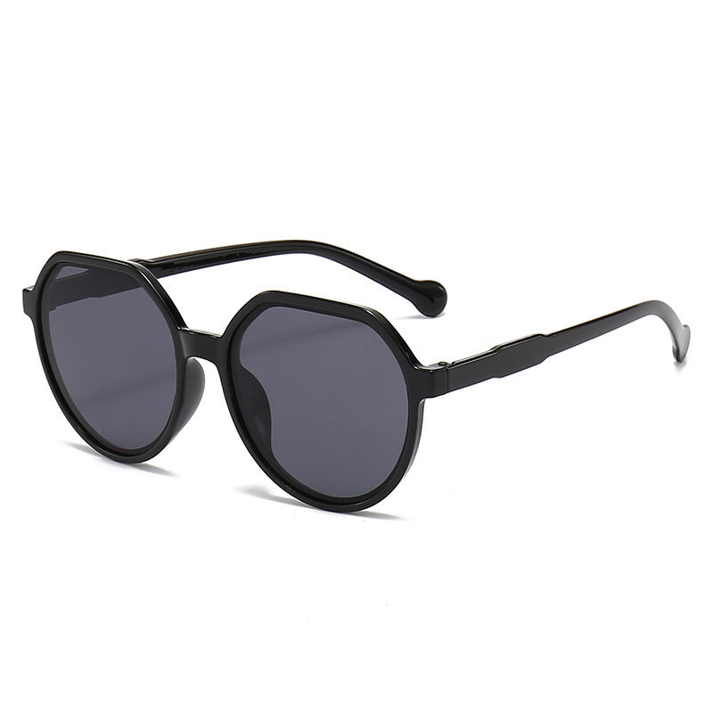 Wholesale Sunscreen Round Frame PC Sunglasses